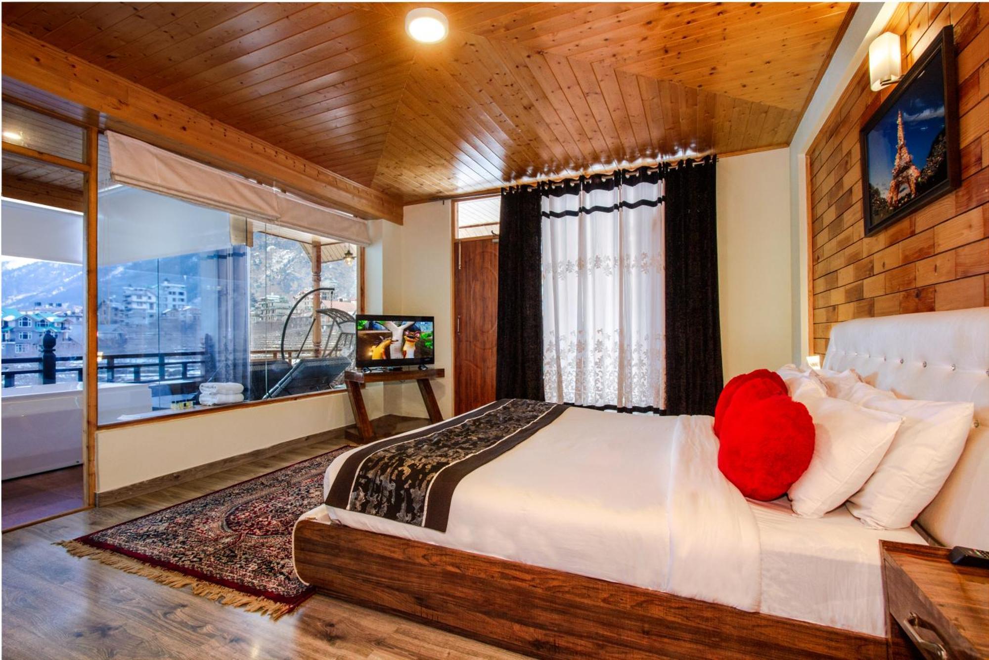 Snow Flakes Resort And Spa Centrally Heated Luxury Resort Manali  Bagian luar foto